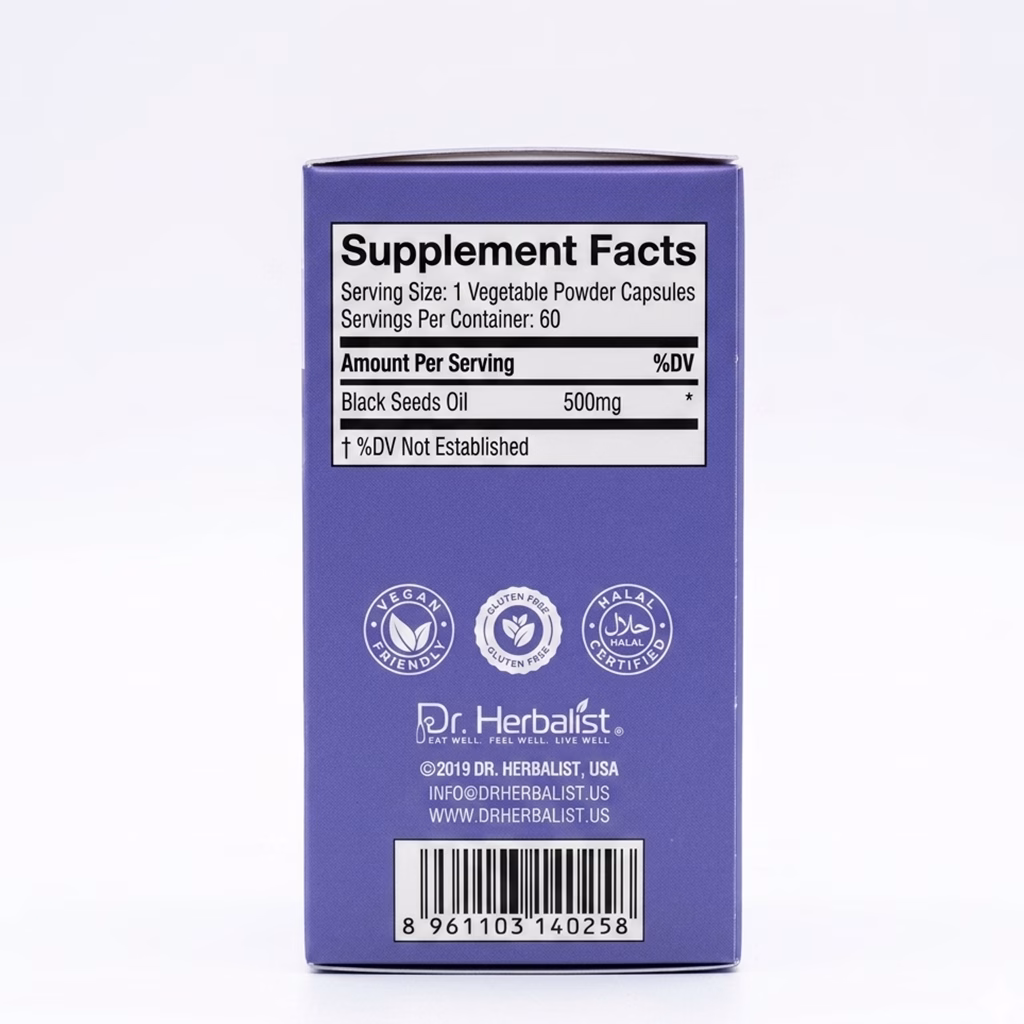 Dr. Herbalist Black Seed Powder Capsules - Image 2