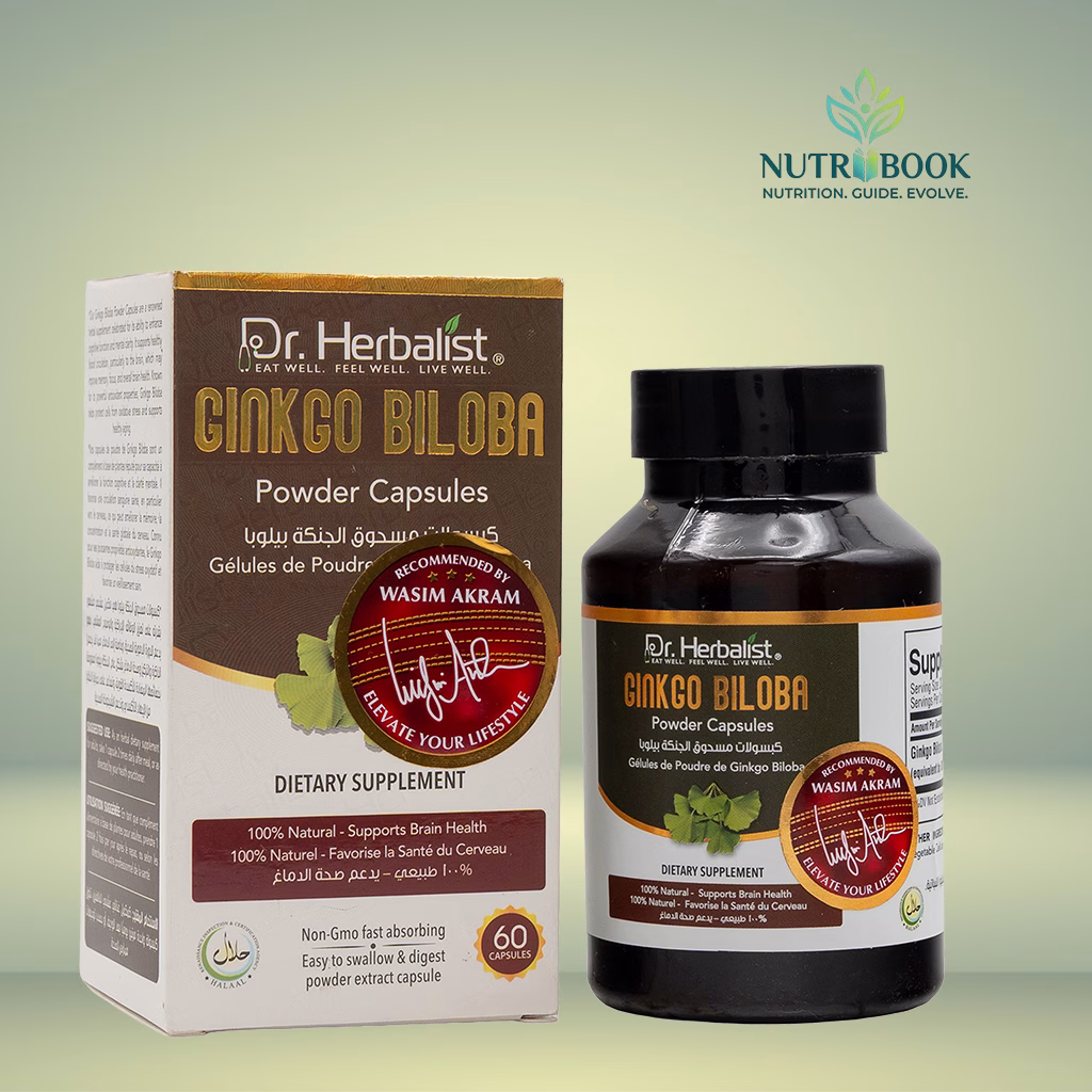 Dr. Herbalist Ginkgo Biloba Powder Capsules