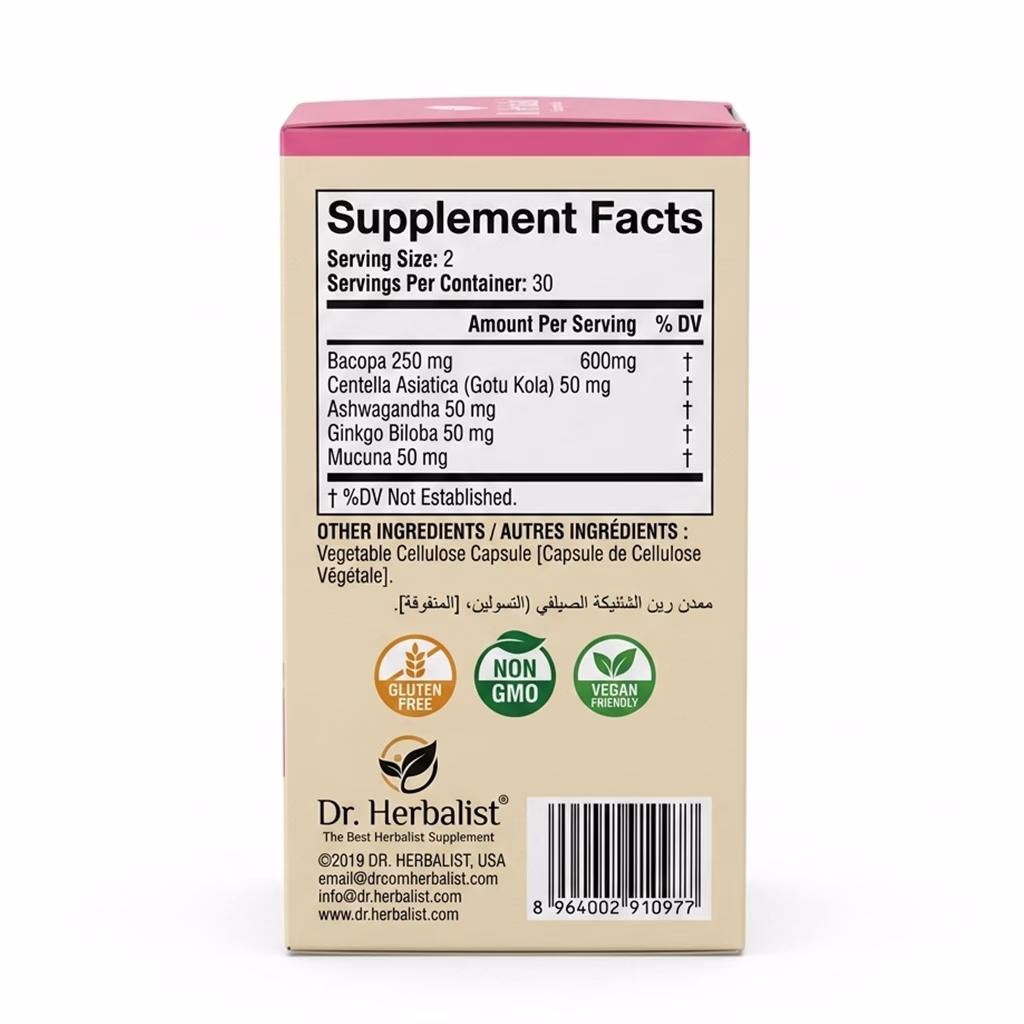 Dr. Herbalist Ginkgo Biloba Powder Capsules - Image 2