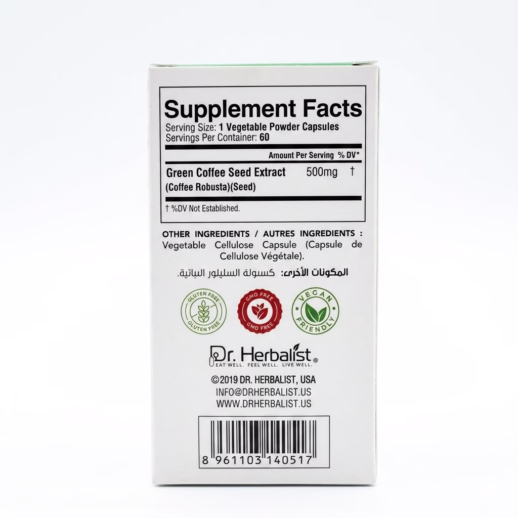 Dr. Herbalist Green Coffee Powder Capsules - Image 2